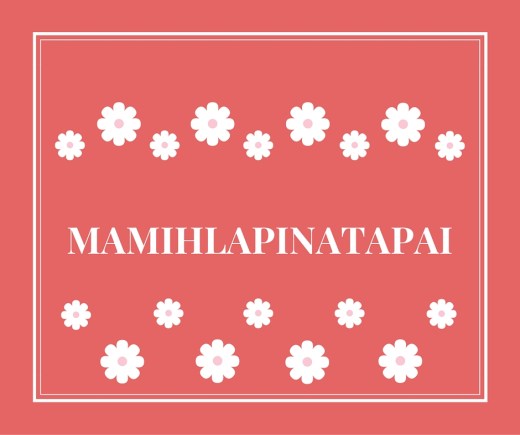 Mamihlapinatapai