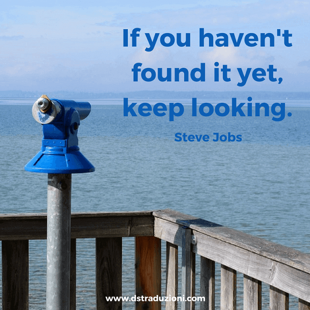 keep looking