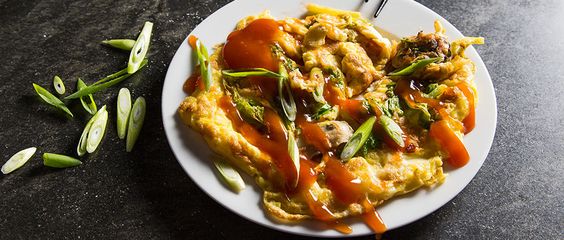 Oyster omelette